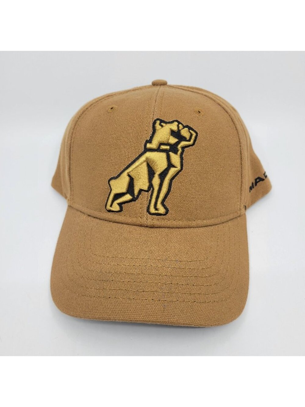 H3 Headwear MACK Truck Bulldog Canvas Men's One Size Cap Hat Snap Closure READ